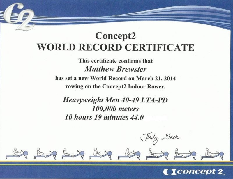 World Record Certificate