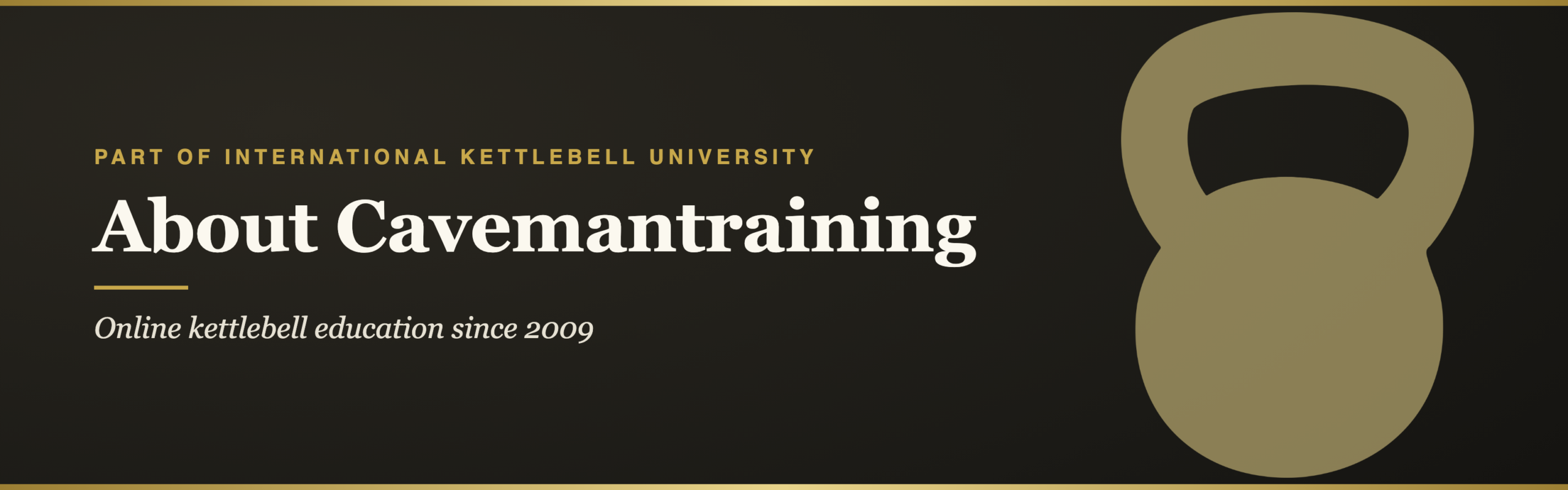 About Cavemantraining
