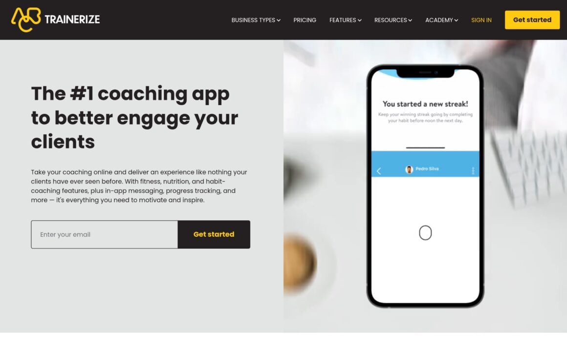 Trainerize Screenshot